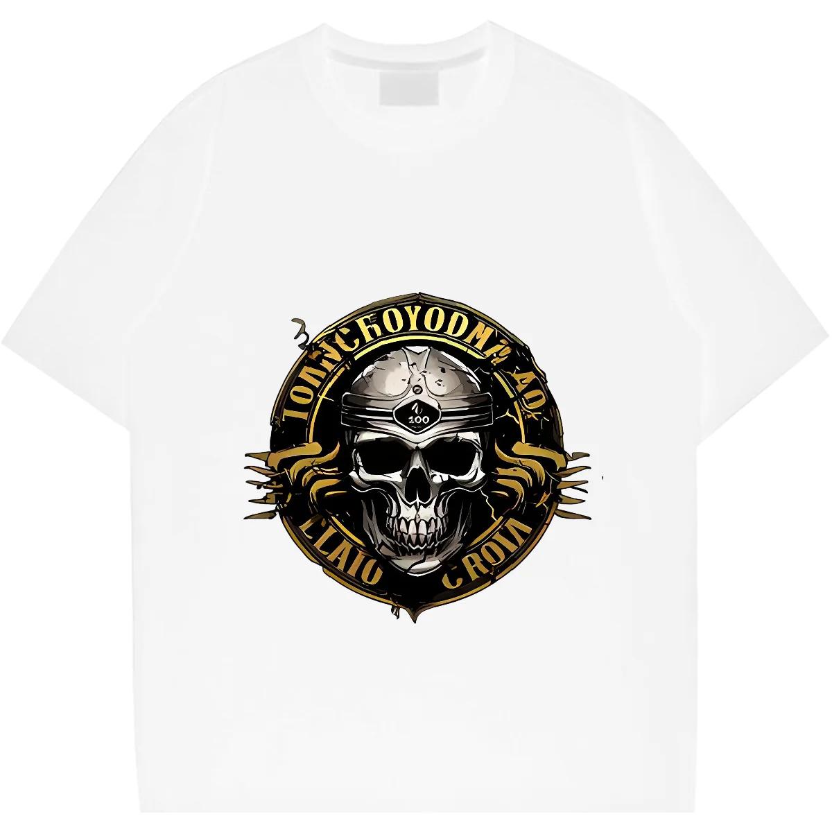 

Свободная футболка большого размера с круглым воротником в американском стиле в стиле ретро для мужчин и женщин, классическая креативная повседневная футболка, удобная футболка в стиле рэпера XXXXXL белый