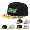 Pizza Cartoon Embroidered Baseball Cap With Adjustable Fit For Casual Summer Wear