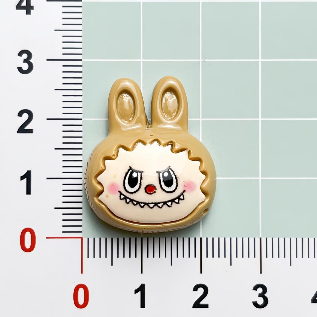 Cartoon Rabbit Ears Resin Decorative Accessories for DIY: Glue, Phone Case, Magnet, Keychain Ornaments