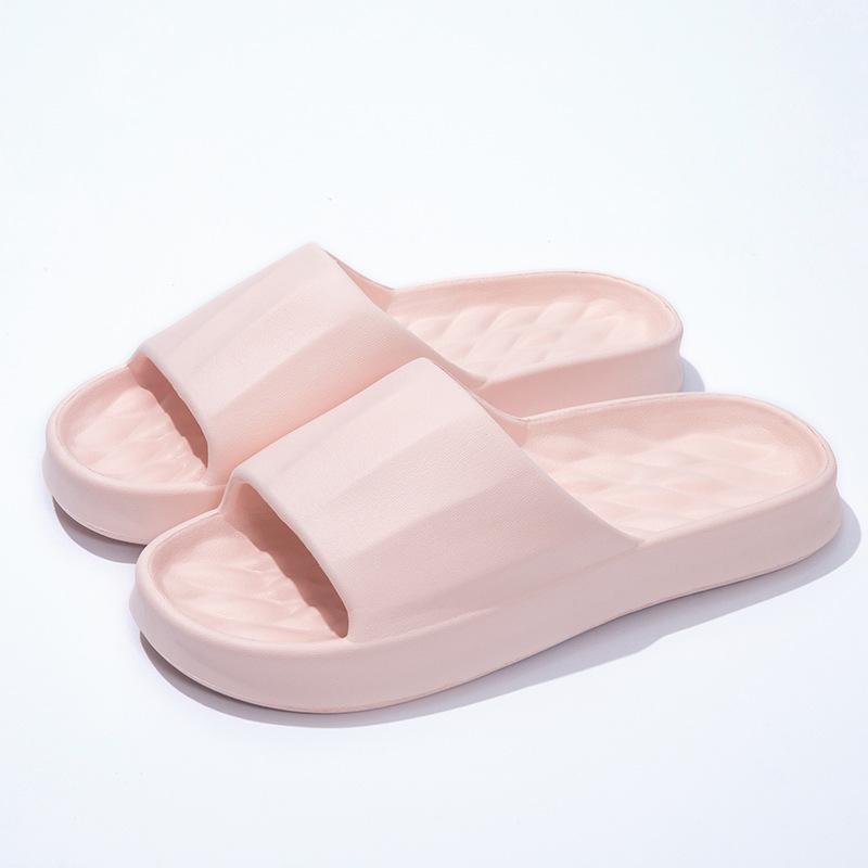 

Крутые тапочки женские летние новые домашние мягкая подошва удобные и легкие ЭВА для пары мужские нескользящие гостиничные туфли 40-41 [Inner Length 245mm] розовый