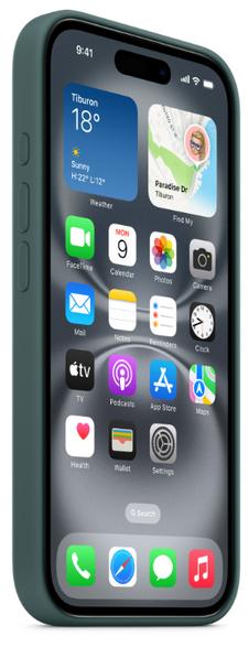 Apple MagSafe Silicone Case for iPhone 16, Mountain Lake, MYY83ZM/A