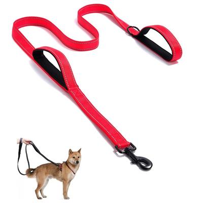 Double Handles Dog Leash Heavy Duty Pet Leash Portable Training Leash  Pet Supplies