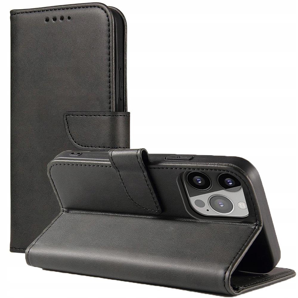 Magnet Case Elegant Flip Case Cover with Stand Function Iphone 13 Pro Max Black