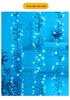 Meteor Shower LED Firecracker & Waterfall Lights for Garden Decor