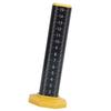 Equal Height Ruler Accurate Double Sided Scale Thickened Rust Proof Gradienter Ruler for Indoor Outdoor Black Inverted