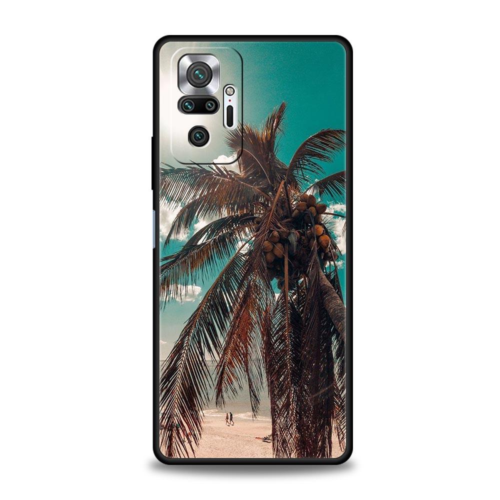 Coconut Palm Tree Phone Case For Xiaomi Redmi Note 14 13 12 5G 9S 9 10 11 Pro Plus 9T 14C 13C 12C 10C 9C 9A Soft Silicone Cover