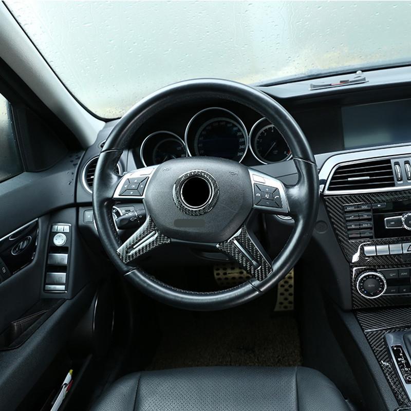 Για Mercedes Benz C Class W204 C180 C200 2011-2013 Διακοσμητικό Τιμόνι Αυτοκινήτου Διακοσμητικό E ML GL Class W212 X166