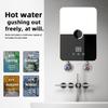 Digital Display Instant Electric Water Heater Small Household Bathroom Hot Water Shower Set Small Kitchen Water Heater
