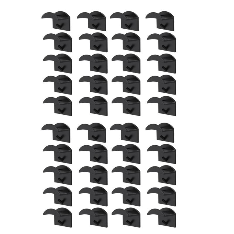 1 Set Wall Mounted Hat Rack Plastic Display Stand for Baseball Caps Convenient Hat Holder Space Saving Caps Organizer