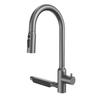 TLXT Gunmetal Grey Pull-Out Kitchen Faucet
