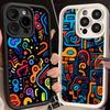 Phone Cover Case for iPhone 17 Pro Max 13 16 11 14 12 Pro 15 Plus 17e Air Colorful Pattern