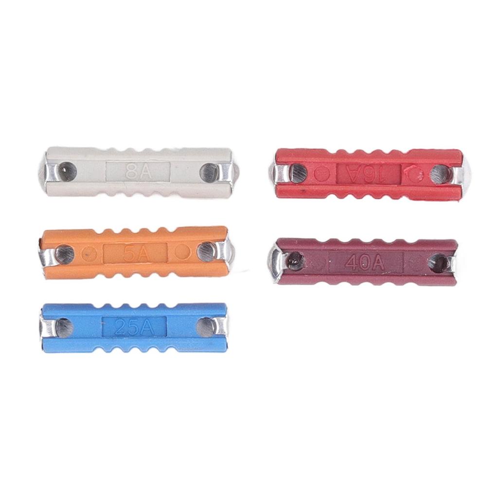 Hilitand 200pcs European Car Fuse Continental Car Fuse Torpedo Type Set with Plastic Storage Box