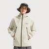 Li-Ning Comfortable Casual Minimalist Hooded Zipper Letter Print Sports Windbreaker Men Outerwear Silver-Gray AFDV451-8