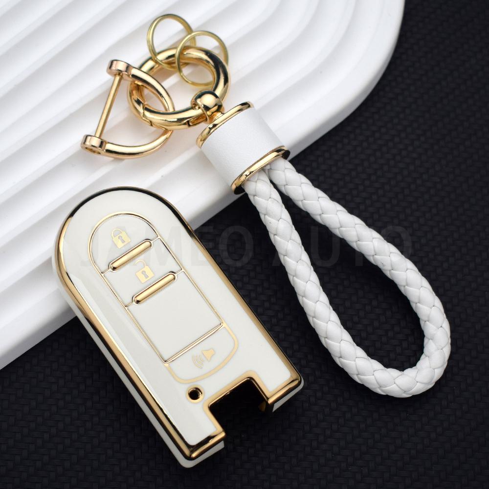 TPU Car Key Case Cover Holder For Toyota Rush Passo Pixis Joy Epoch Daihatsu Tanto Custom LA600S Moovecanvas LA800S Boon M