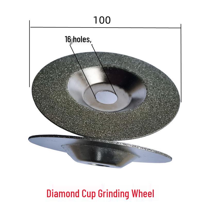 

Bowl-Shaped Diamond Grinding Disc 100x16mm Alloy Polishing Wheel for Angle Grinders 35 Grit