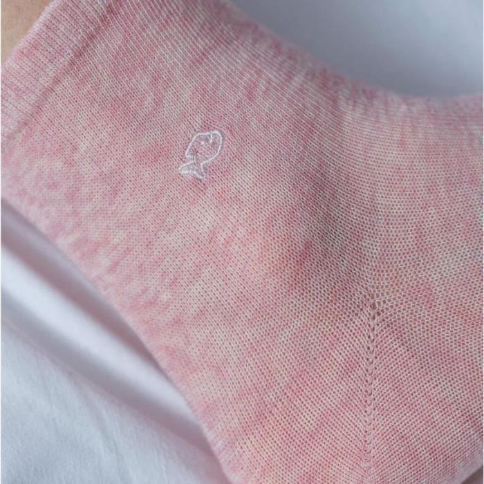 Chaussettes - Billybelt - Rose pastel - Taille unique - Coton chiné - Certifiées OEKO-TEX