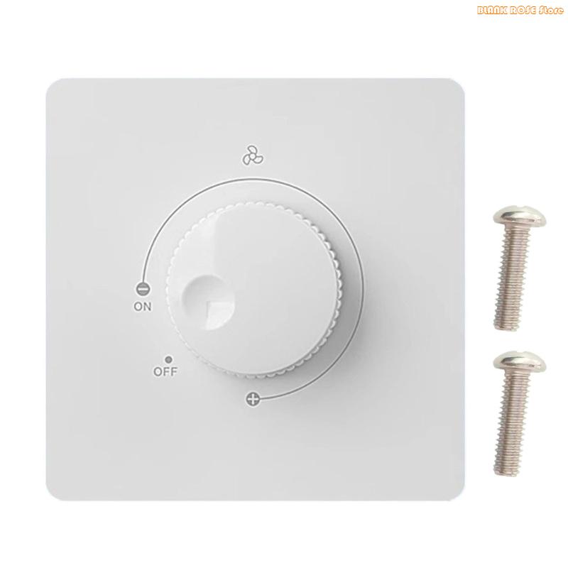 

K1AE Wall Mounted Fan Speed Controllers Variable Rotary Regulator 10A 220V Plastic