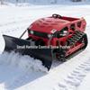 All-Terrain Remote Control Snow Thrower and Tracked Mower for Export To Russia