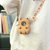 Kawaii Silicone Doll Bag Adjustable Straps Phone Storage Pouch 2 Size Capybara Shoulder Bag  School