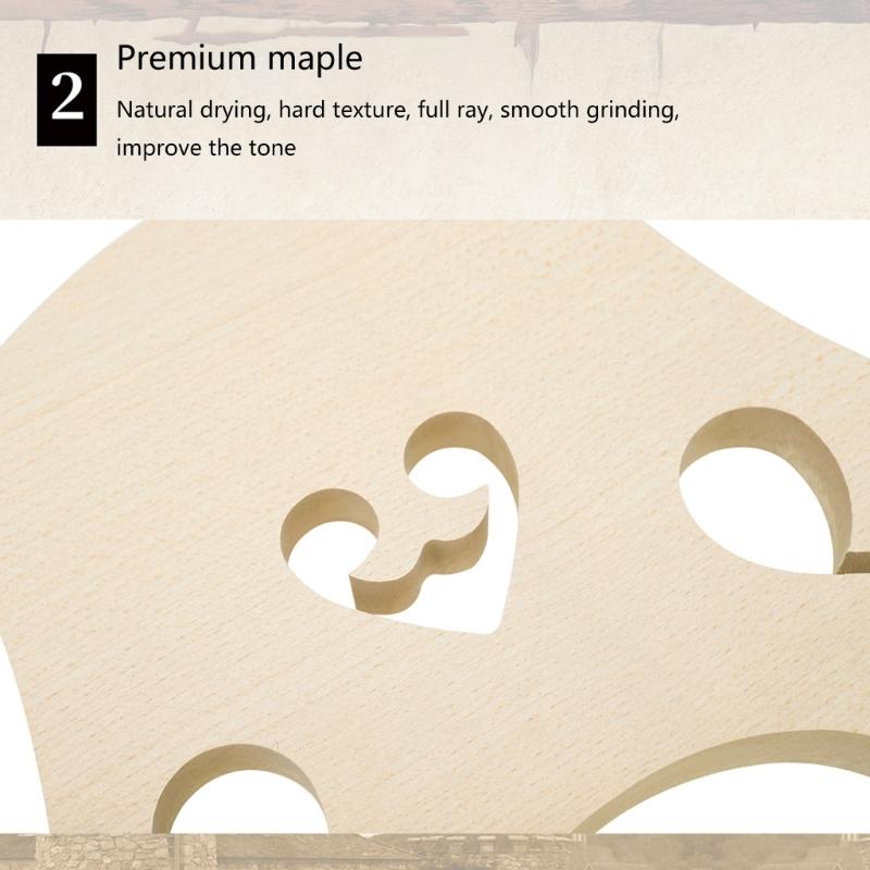 Cello Parts Cello Bridge 1/2 1/4 4/3 1/8 Size Cello String Bridges Musical Instrument Accessory Maple Wood Cello Bridge