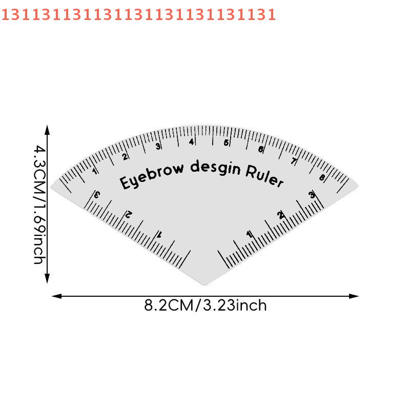 Permanent Makeup Shaping Guide Ruler, Quick Drawing Eyebrow Design Tool, Tattoo Supplies In Sets of 1/2/3pcs