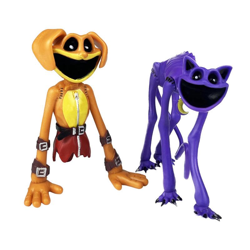 Critters Sorridenti CatNap DogDay Action Figure in PVC Gioco Horror Set Bambola Mostro Modello Creatura Cartone Animato Decorazione da Scrivania Giocattolo da Collezione Per Fan di Giochi Bambini