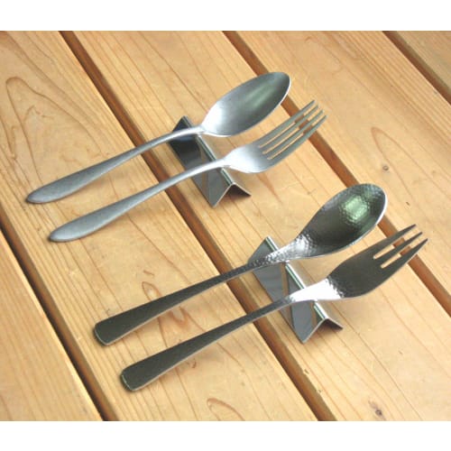 Nagao Tsubame-Sanjo Chopstick and Knife Rests, Set of 5, 18-8 Stainless Steel, Made in Japan, 404070