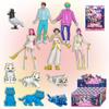 24 Stück Anime Kpop Dämonenjäger Box Tiger Rumi Mira Zoey Figur Actionfigur Kits PVC Modell Spielzeug Passende Karten Großhandel Geschenk