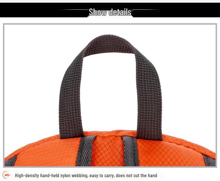 Lättvikts Vikbar Stor Kapacitet Unisex Utomhus Rese- & Sportryggsäck