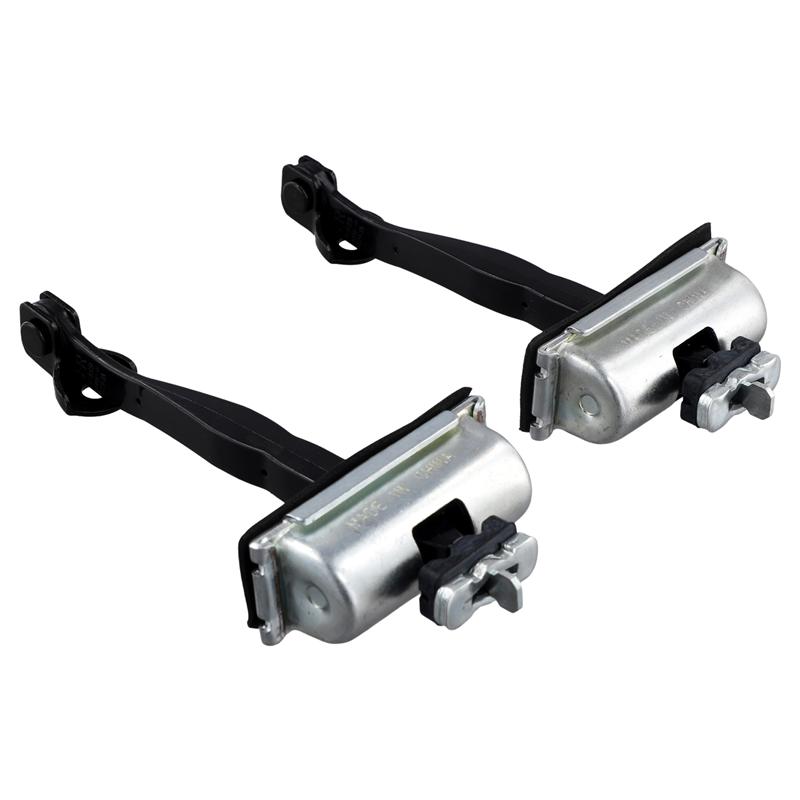 A03Z-2PCS Car Front Door Check Strap Limit Rod Stop EJ7Z-7823552-A For Lincoln MKC 2015- Door Limiter Hinged EJ7Z7823552A