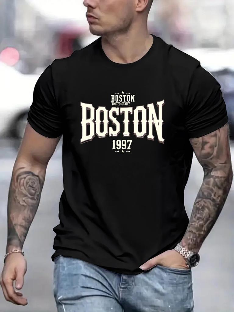 Men's Short Sleeved T-shirt Fashionable And Trendy 3D Printed Base Shirt Youth Summer Round Neck Casual Versatile Top Sweatshirt