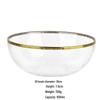 Dunzhu Cold Pattern Glass Salad Bowl Set