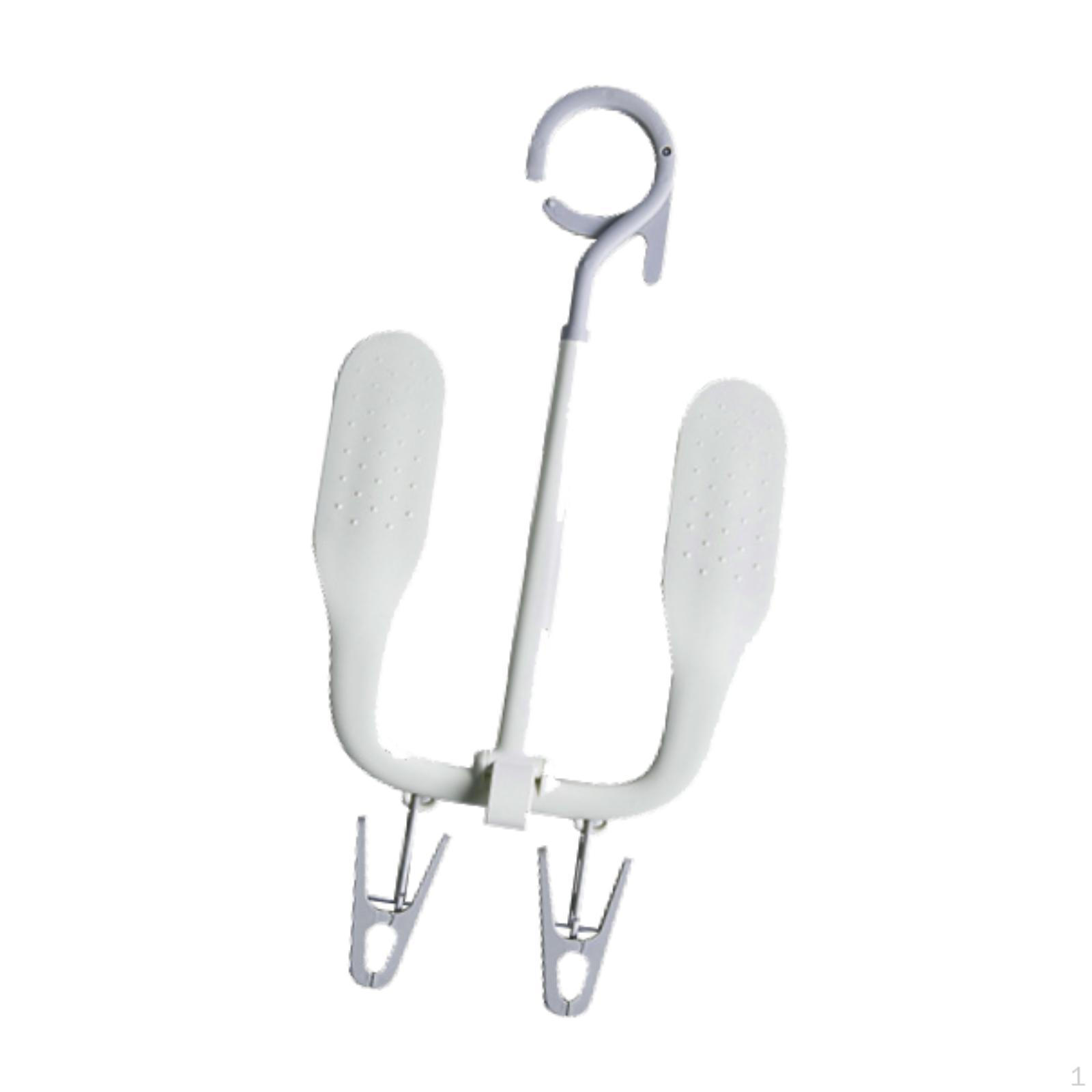 Сушилка для обуви Вешалка для обуви Вращающийся на 360 Органайзер для спальни дома ванной комнаты Gray White 935₽