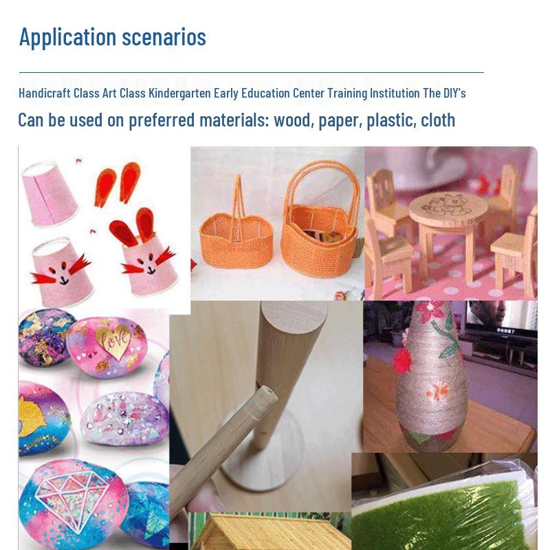 Quick-Drying White Glue for Crafting, Kindergarten DIY, Woodworking, Model Making, Children's Projects