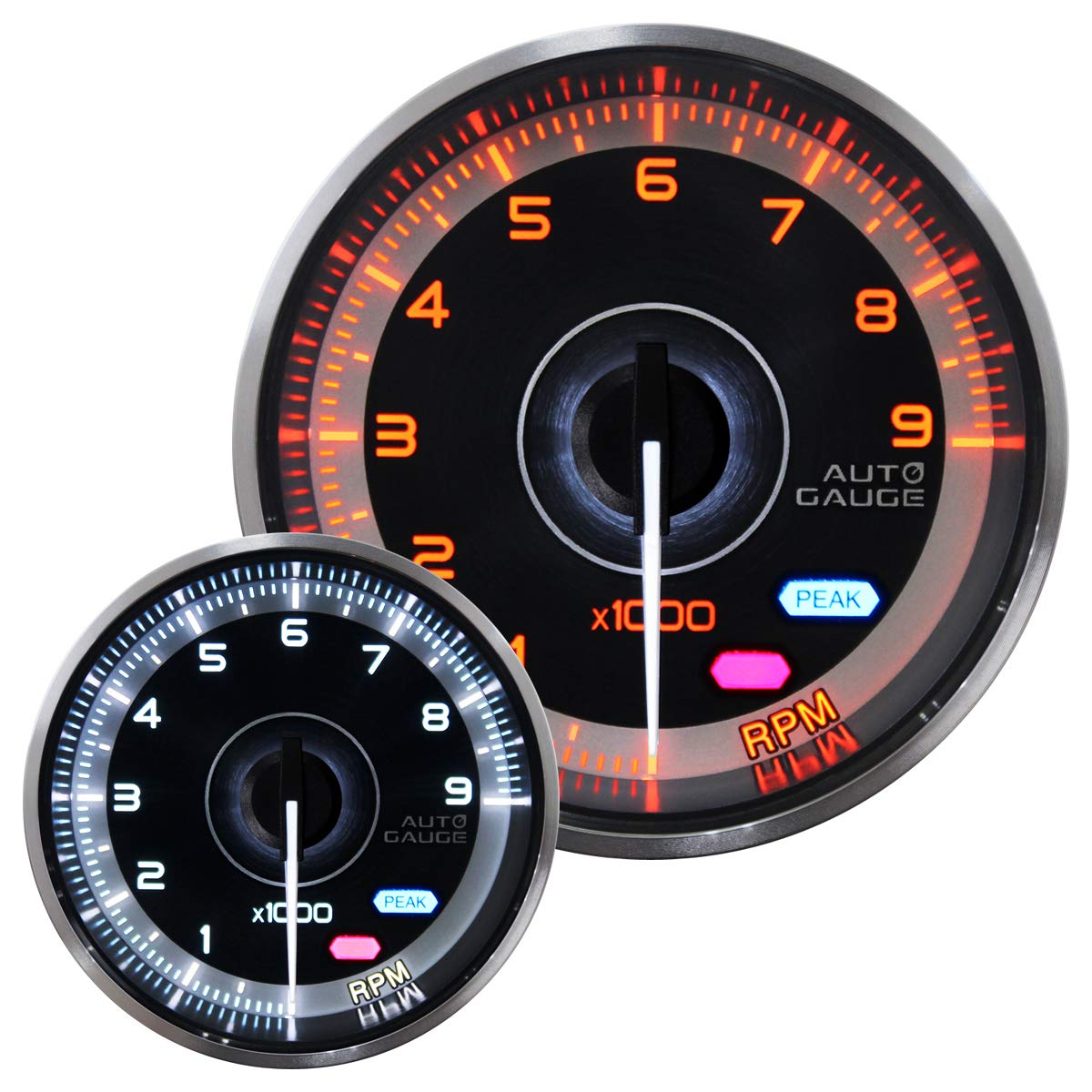 

AUTOGAUGE Auto Gauge Tachometer, For Cars, White/Amber LED, 2.4 inches (60 mm), Made in Japan