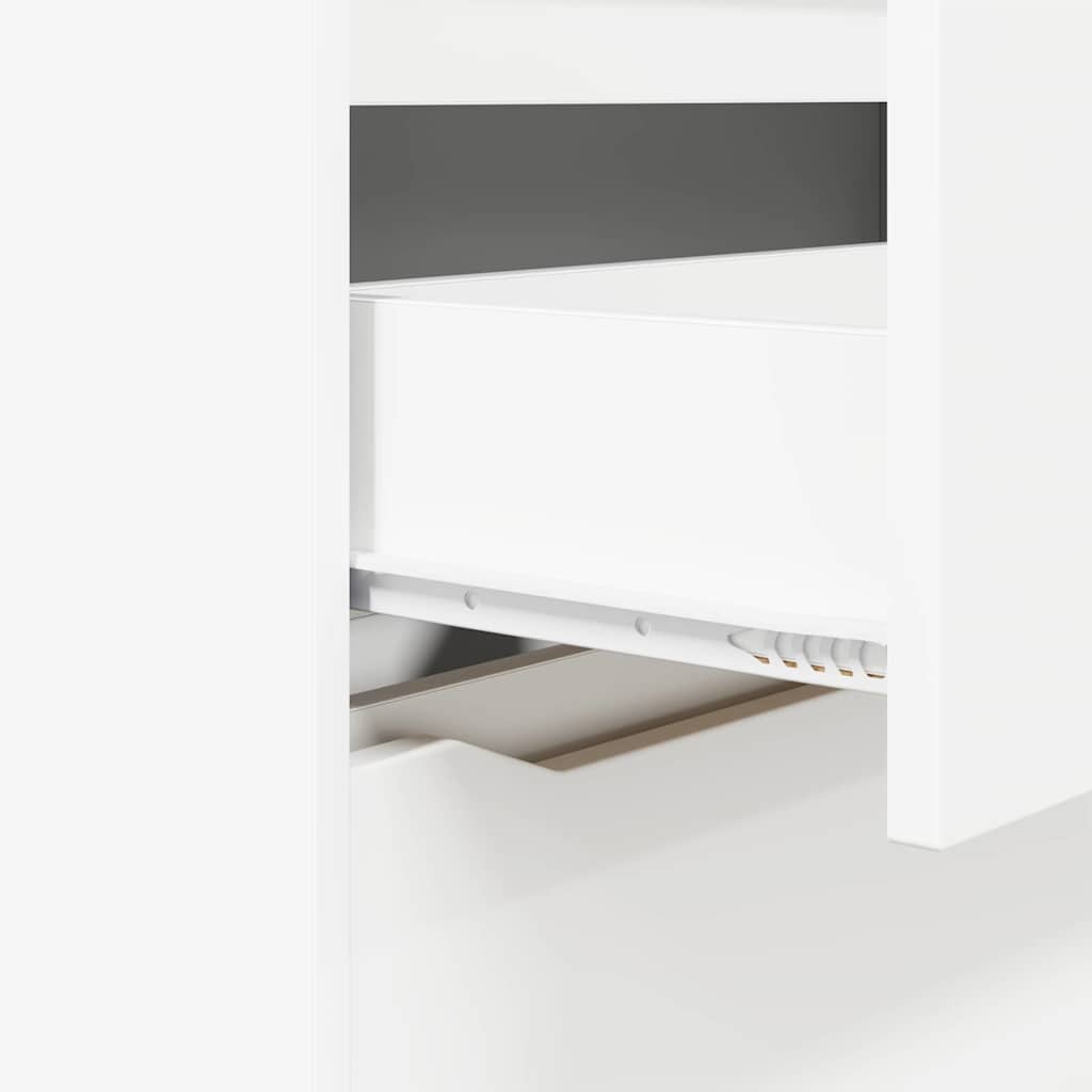 Storage Cabinet White 40 x 48 x 81 cm Engineered Wood