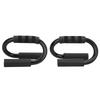2Pcs S shape Push Up Bar Bracket Chest Muscles Foam Exercise Training Indoor Fitness Equipment(S shape Push Up Bracket )