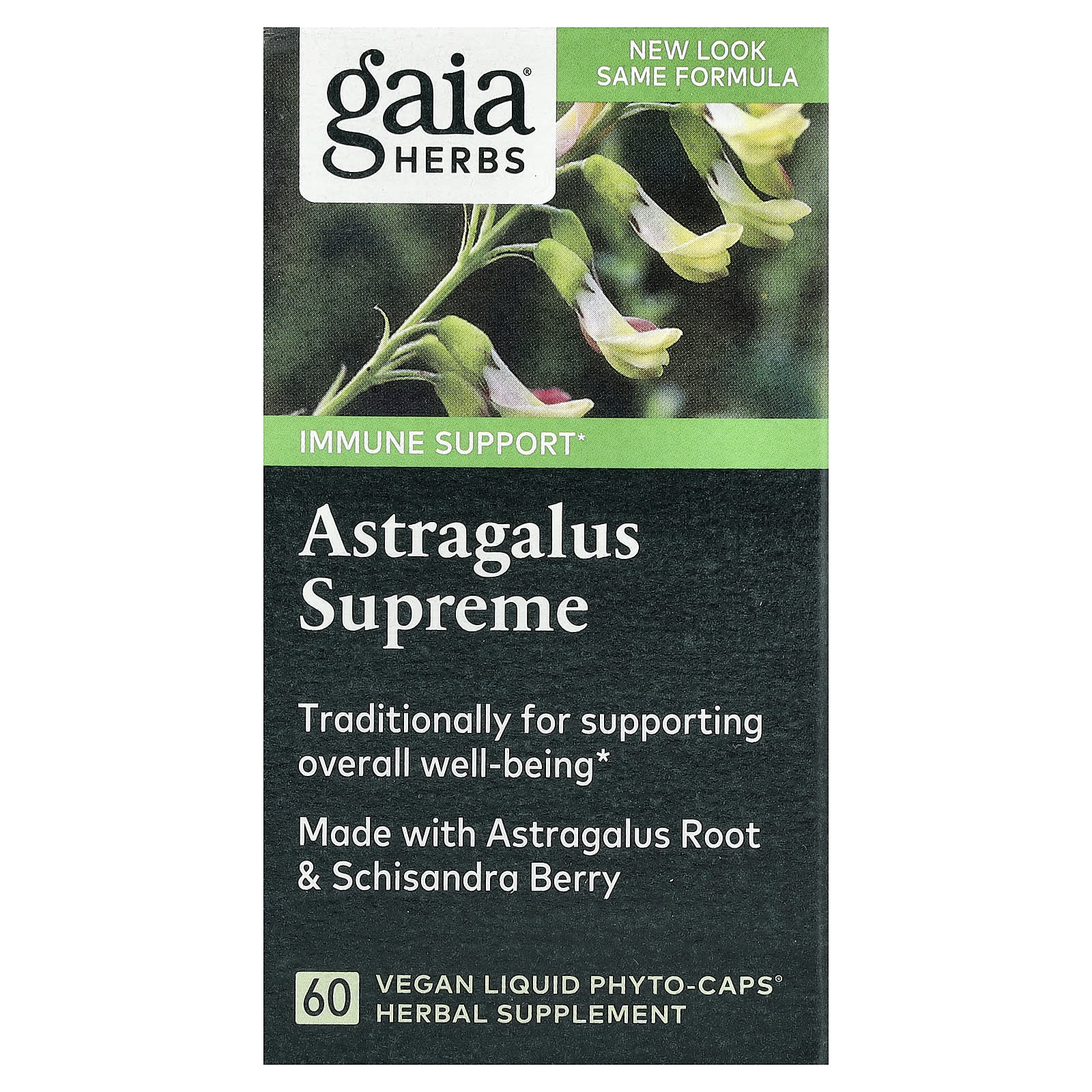 

Astragalus Supreme, Vegetable Liquid Phyto Capsules 60