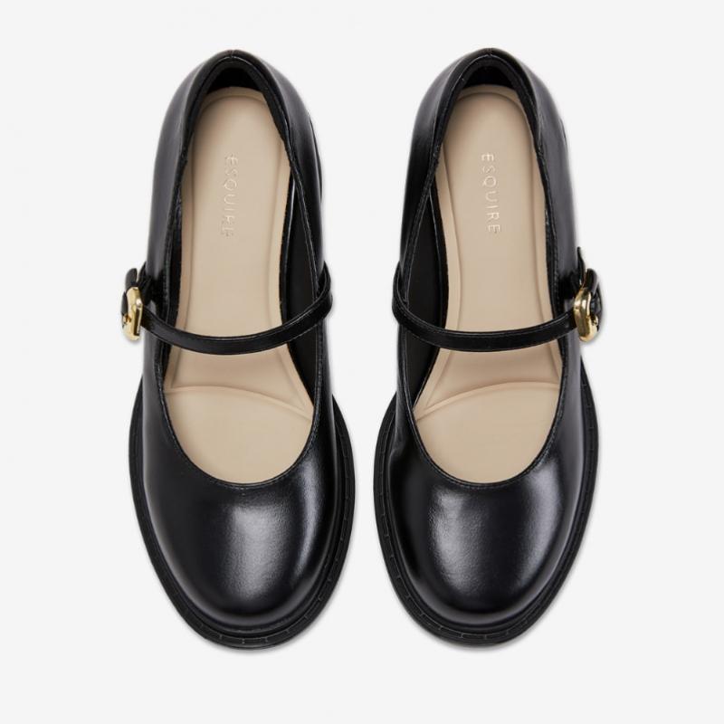 ESquire Women S Chunky Mary Jane pumpS Black