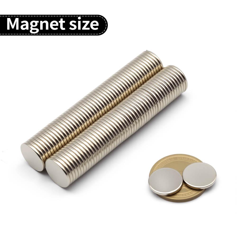 15x2mm Superstarker Neodym-Magnet N35 NdFeB Permanentmagnetische Magnete Rund Leistungsstarke Magnete Kühlschrankmagnet
