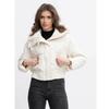 Lapel Short Casual Down Padded Jacket Design Sense Padded Jacket