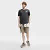 Fila Original Fashion Versatile Casual Simple Comfortable Knitted Short Sleeve T-Shirt Men Tops Deep-Charcoal-Gray F11M529108F-CC