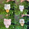Adorable Plush Cat Doll With Squeaky Sound Perfect For Keychains And Bag Charms