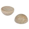 Semi-boule en bois - FSC 100% - 12mm - 20 pièces - Beige - Objets décoratifs