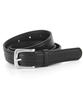 THE-ABON Oka Faux Leather Basic Belt Black