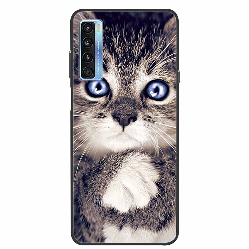 For TCL 20L Case Cute Painted Soft Silicone Back Cover for TCL 20L+ Plus T775H Phone Cases TPU Bumper For TCL 20S 20 L T774H
