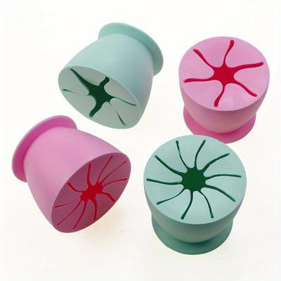 Desktop Garbage Collection Box Vinyl Weeding Scrap Collector With Suction Cup Silicone Storage Ball Waste Box