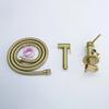 Brass Handheld Toilet Bidet Sprayer Hygienic Shower Faucet Hot and Cold Water Portable Bidet Spray Gun