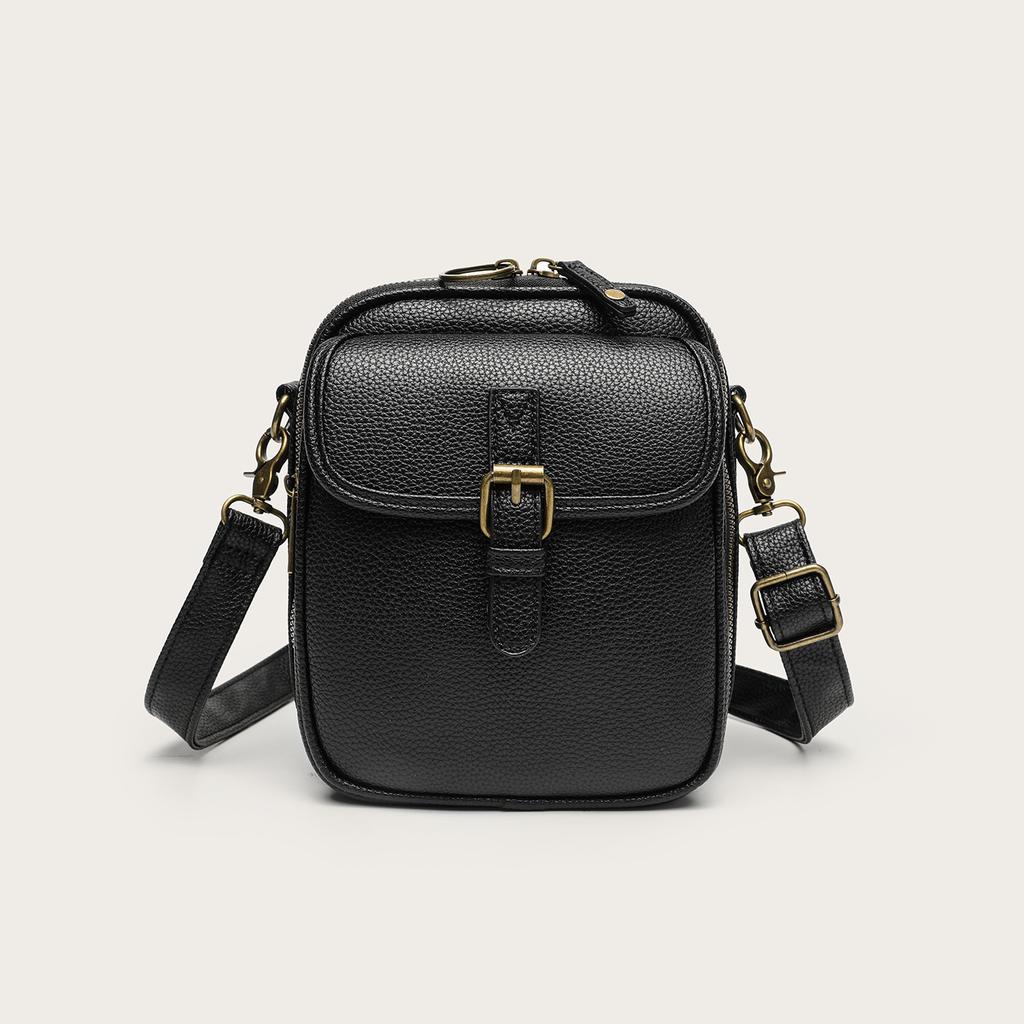 Unisex messenger bag storage bag casual shoulder bag messenger bag mobile phone bag for