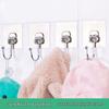 Transparent No-Drill Strong Adhesive Wall Hooks - Traceless and Durable